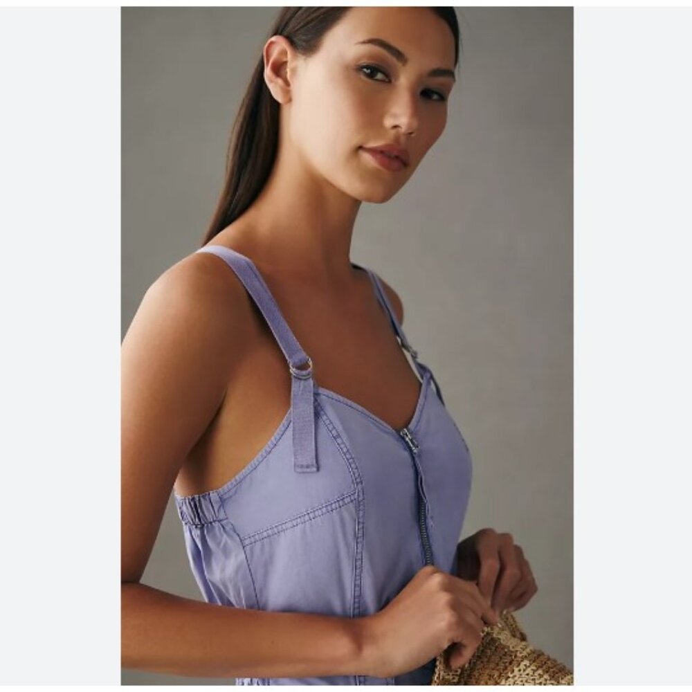 Pilcro Parachute Jumpsuit in Lavender - Size 29 - NWT - Picture 4 of 8